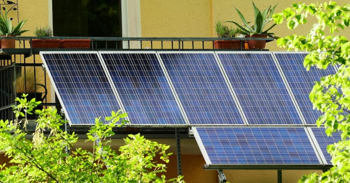 photo of California Legislature passes balcony solar bill image