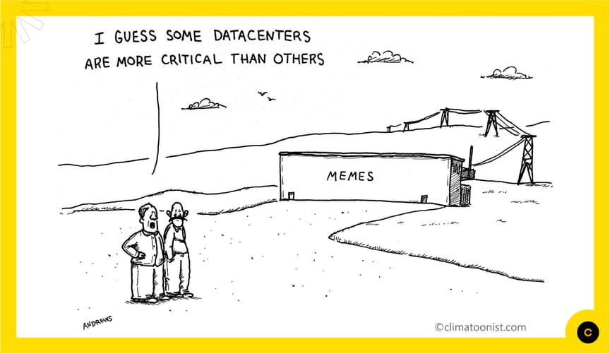 Cartoon: The most important data centers on the grid? | Canary Media