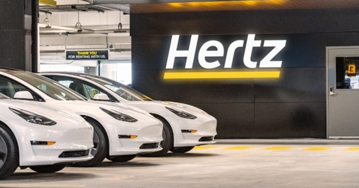Hertz Wants To Turn Its Airport Rental car Lots Into Canary Media hertz-wants-to-turn-its-airport-rental-car-lots-into-canary-media