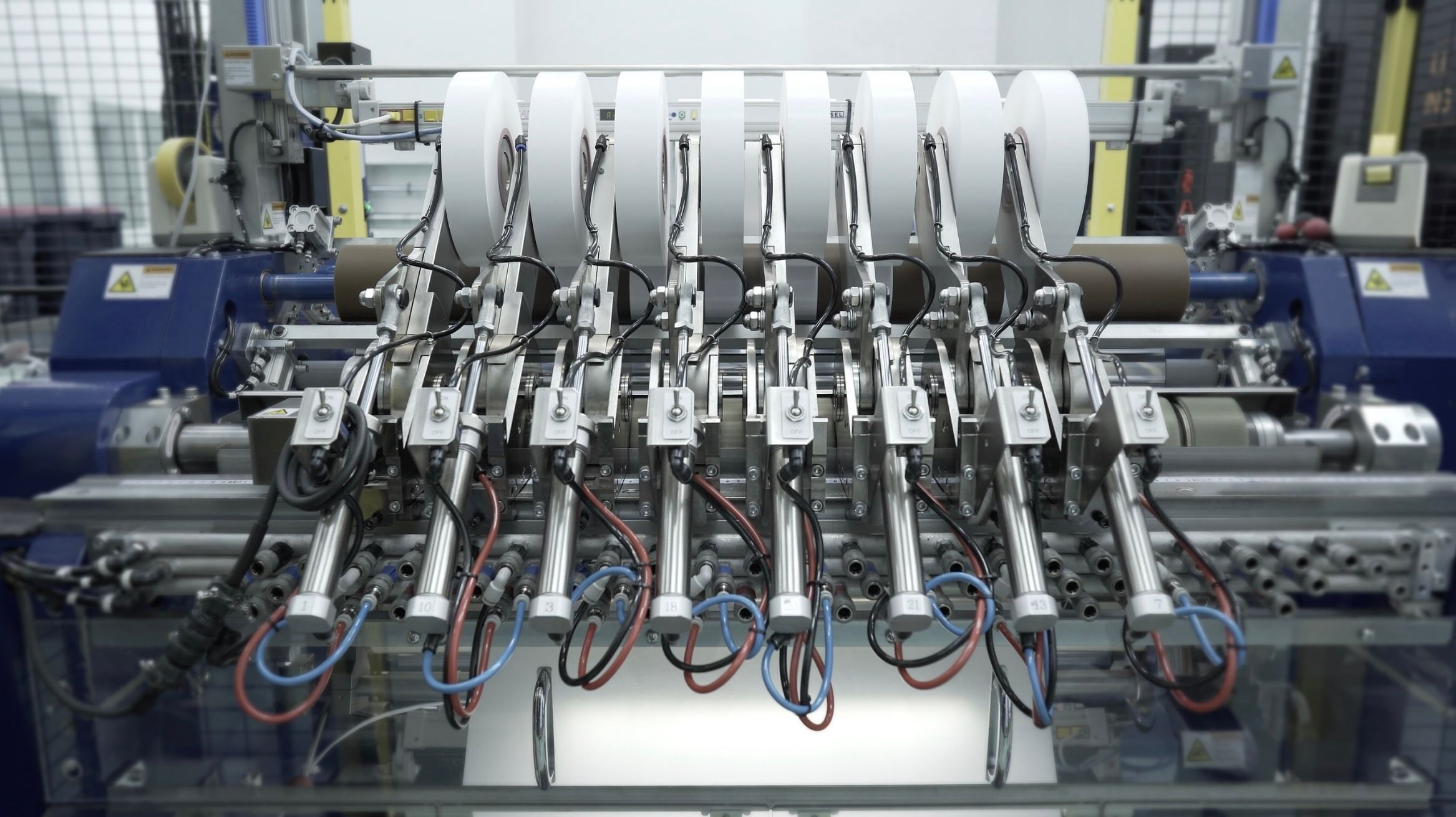 Entek’s lithium-Ion separator manufacturing equipment at its headquarters in Lebanon, Oregon