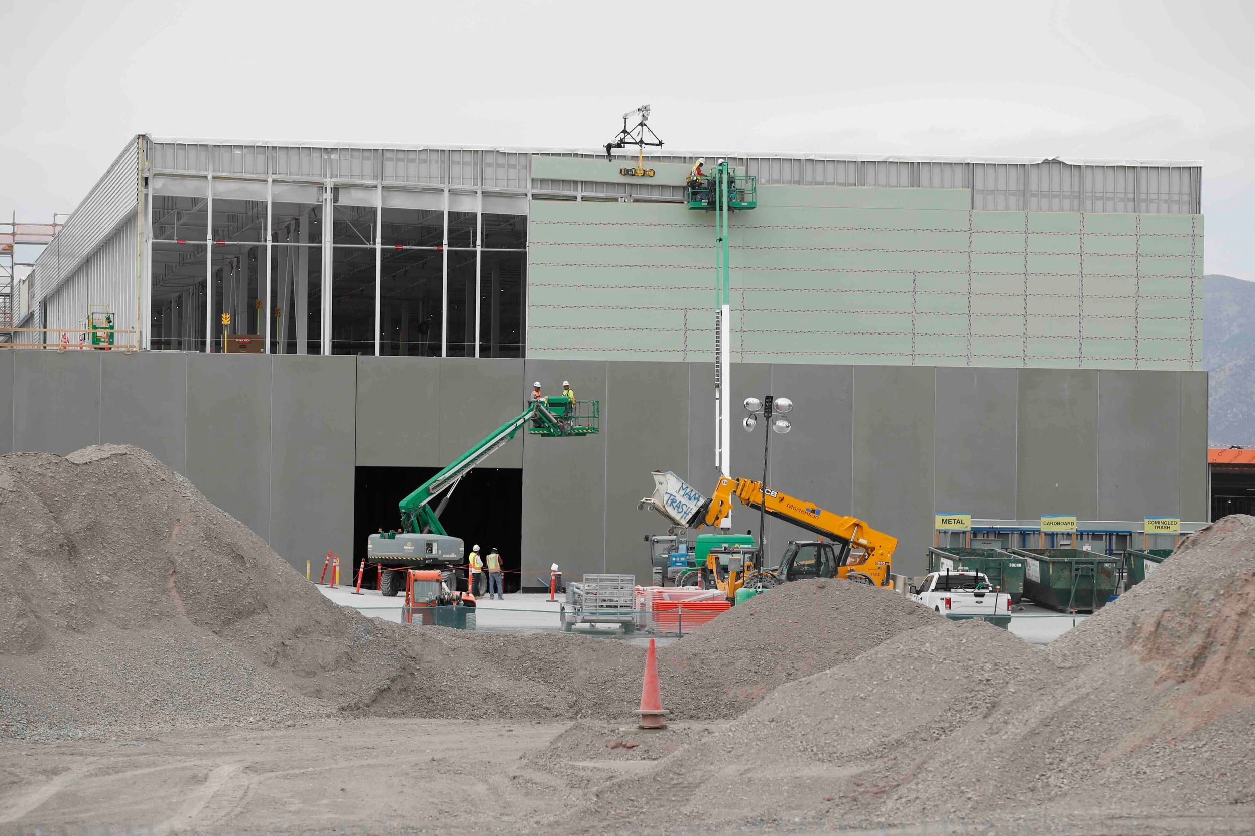 construction site for big building