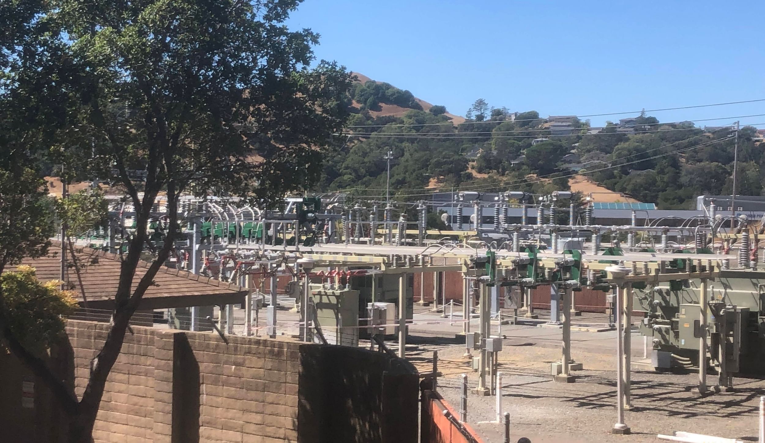 PG&E’s Las Gallinas substation in Marin County.