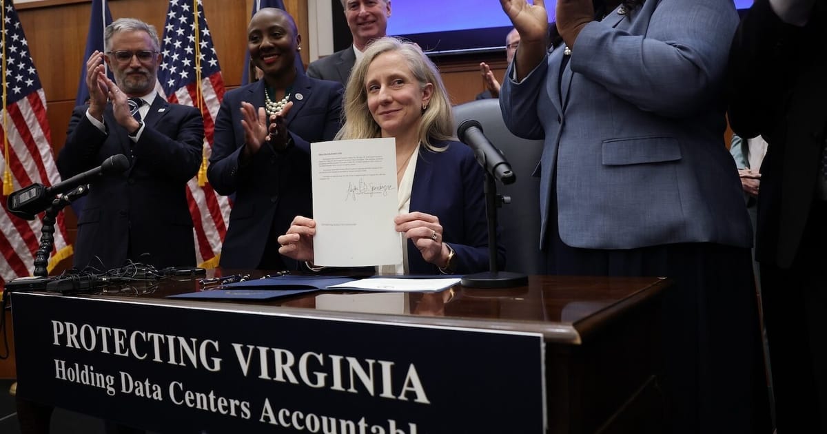 弗吉尼亚州长 Spanberger 发布新能源规划,让 AI 数据中心增长服务于零碳目标