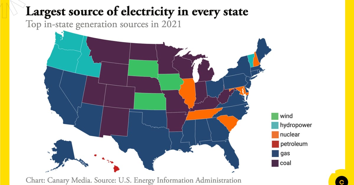 Power Sources Map Realtime Electricity Map Shows The Sources Of The Energy Visualizing